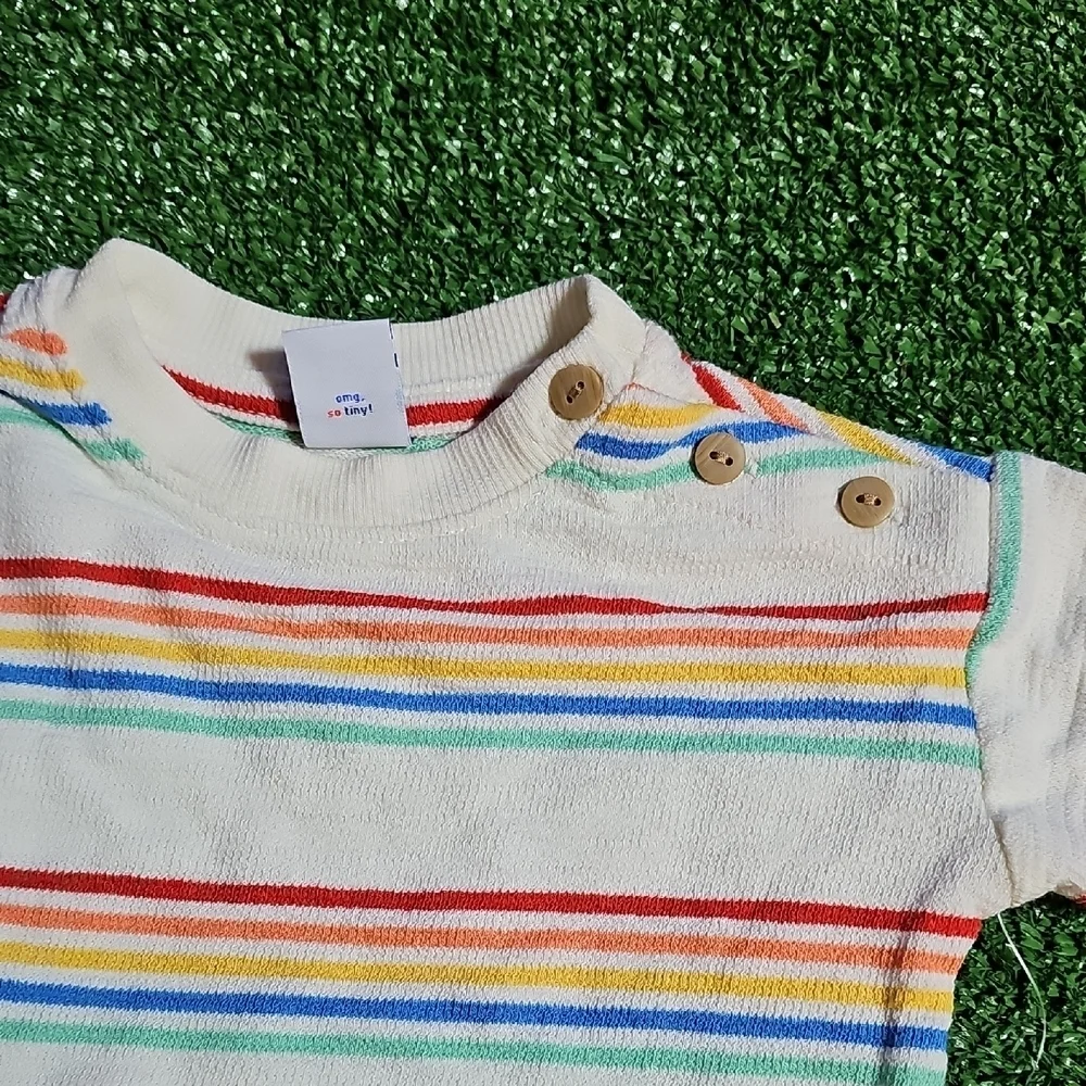 Old Navy Multicolor Striped Kids Tee